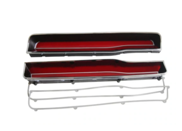 69 Charger Tail Light Lens And Bezel Set Roseville Moparts